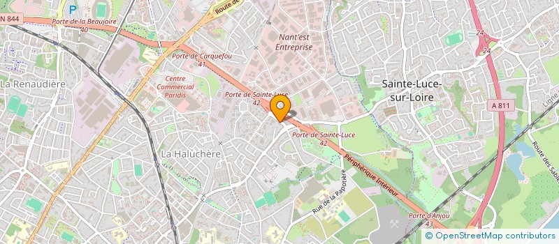 localisation de l'entreprise LITTORAL 44 à NANTES
