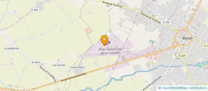 localisation de l'entreprise LITTORAL  REVEL