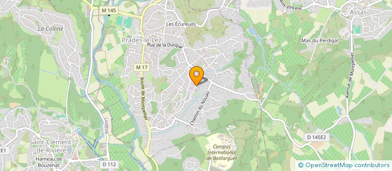 localisation de l'entreprise LITTORAL AVENIR EXPO  PRADES-LE-LEZ