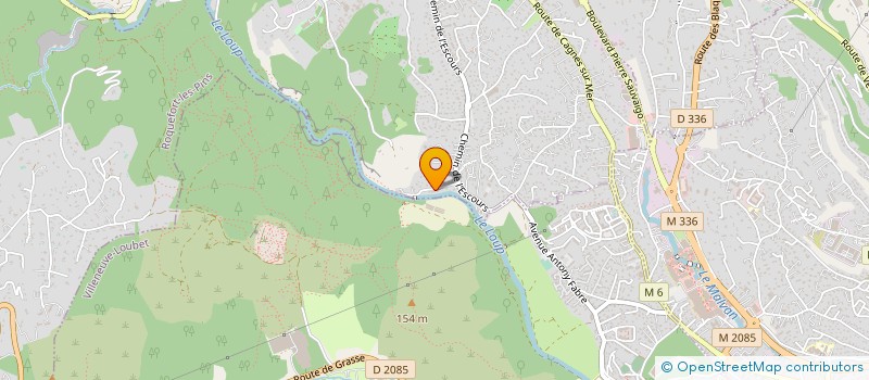 localisation de l'entreprise LITTORAL BATIMENT SERVICE  LA COLLE-SUR-LOUP