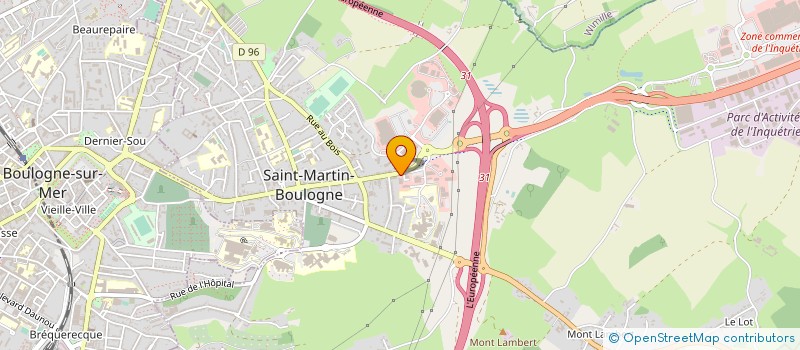 localisation de l'entreprise LITTORAL-BATTERIES  SAINT-MARTIN-BOULOGNE