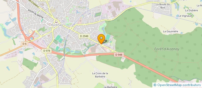 localisation de l'entreprise LITTORAL BOWLING à AIZENAY