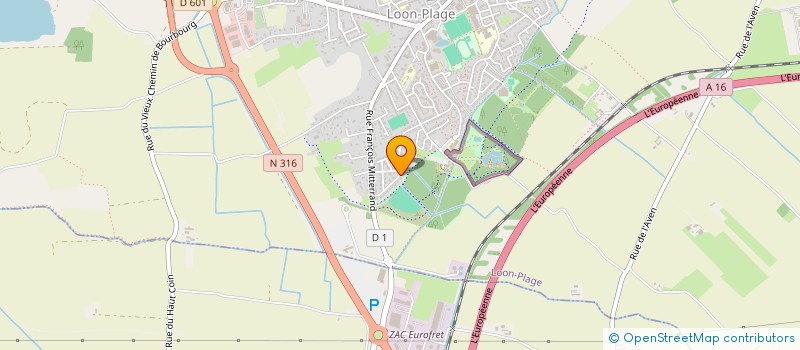 localisation de l'entreprise LITTORAL BOWLING CLUB GRAVELINES  COUDEKERQUE-BRANCHE