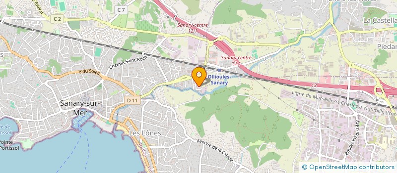 localisation de l'entreprise LITTORAL CARS à SANARY-SUR-MER
