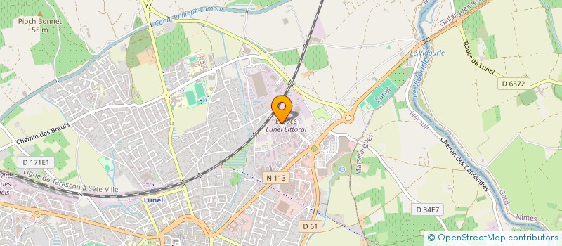 localisation de l'entreprise LITTORAL COMPOSITE à LUNEL