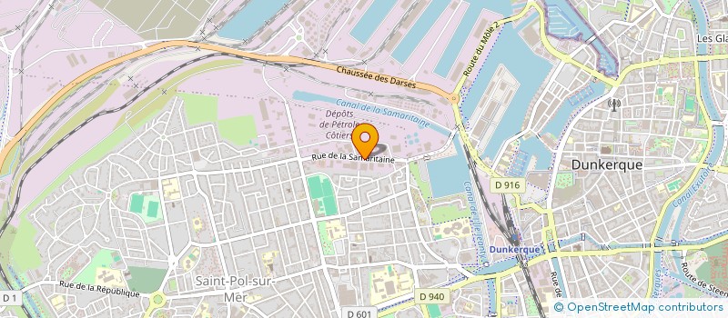 localisation de l'entreprise LITTORAL ESPACE DECORATION à DUNKERQUE