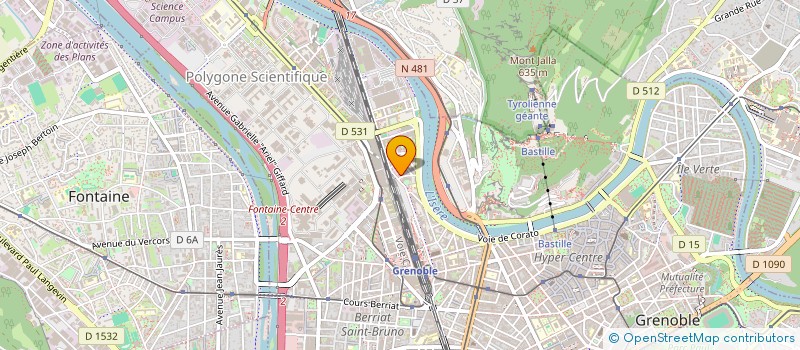 localisation de l'entreprise LITTORAL EXPRESS  GRENOBLE