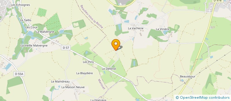 localisation de l'entreprise LITTORAL GOUTTIERE ALU  AIZENAY