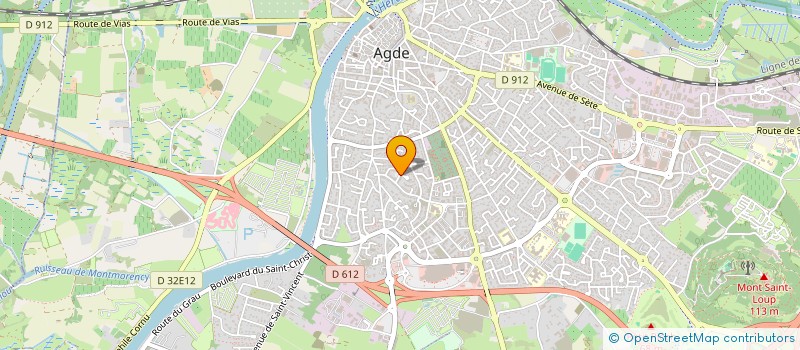 localisation de l'entreprise LITTORAL INFOS  AGDE