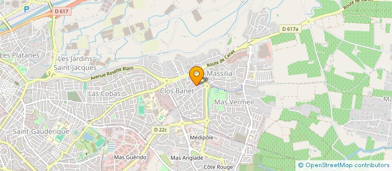 localisation de l'entreprise LITTORAL INVEST  PERPIGNAN