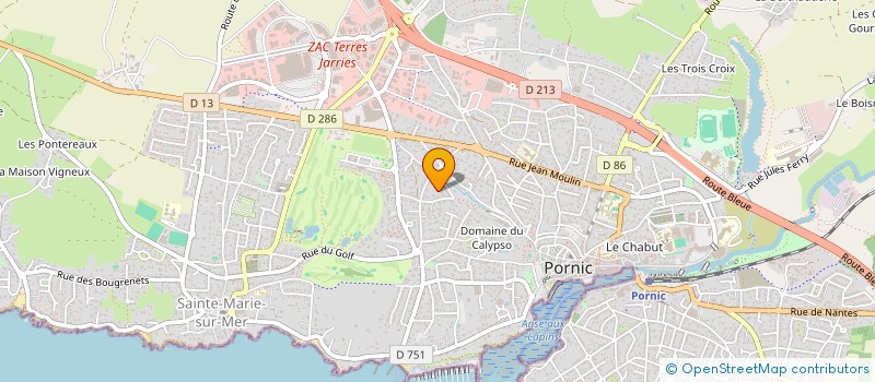 localisation de l'entreprise LITTORAL INVEST  PORNIC