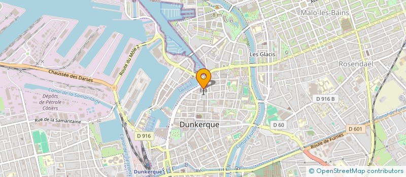 localisation de l'entreprise LITTORAL PIZZA à DUNKERQUE