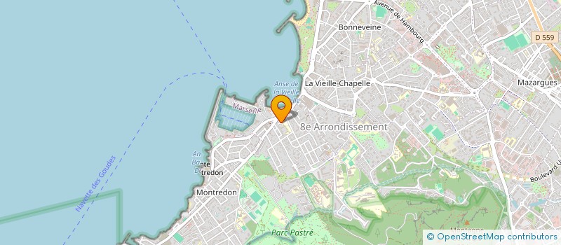 localisation de l'entreprise LITTORAL PLUS à MARSEILLE 8EME