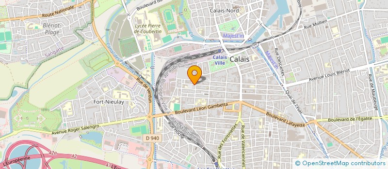 localisation de l'entreprise LITTORAL PRECISION à CALAIS