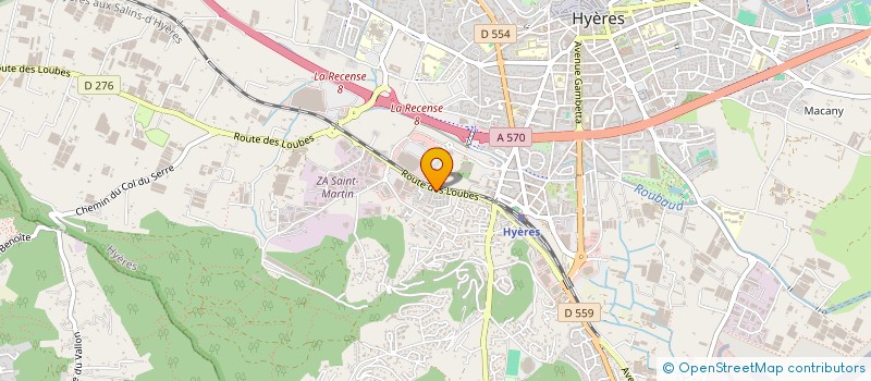 localisation de l'entreprise LITTORAL PROPRETE SERVICES à HYERES