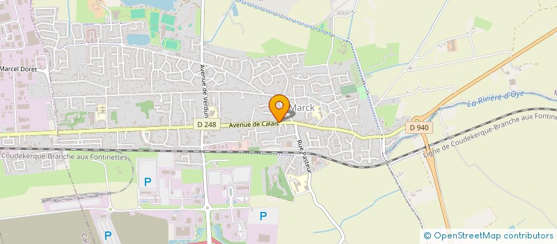 localisation de l'entreprise LITTORAL PUB  MARCK