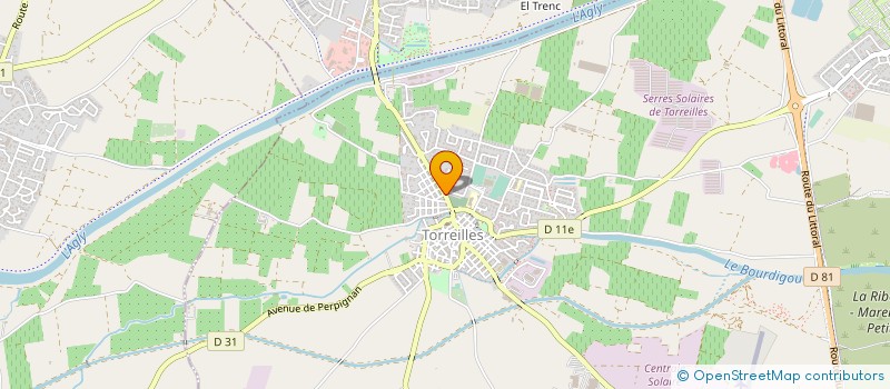 localisation de l'entreprise LITTORAL SERVICES à TORREILLES