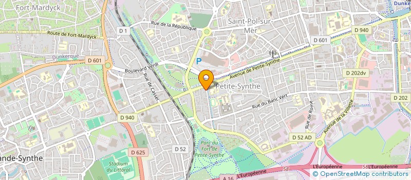 localisation de l'entreprise LITTORAL TOITURE SERVICES à DUNKERQUE