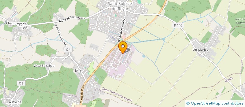 localisation de l'entreprise LITTORAL TP  SAINT-SULPICE-DE-ROYAN