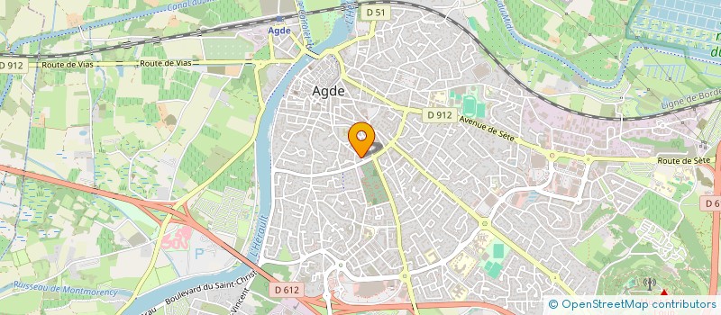 localisation de l'entreprise LITTORAL TRANSPORTS SANITAIRES  AGDE