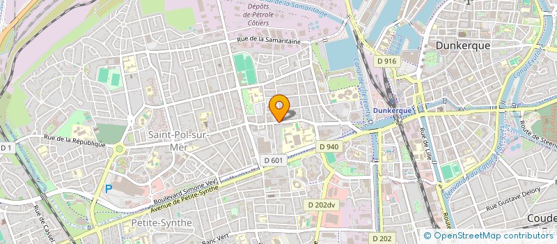 localisation de l'entreprise LITTORAL TUYAUTERIE INDUSTRIELLE à DUNKERQUE