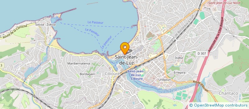 localisation de l'entreprise LITTORALE à CIBOURE