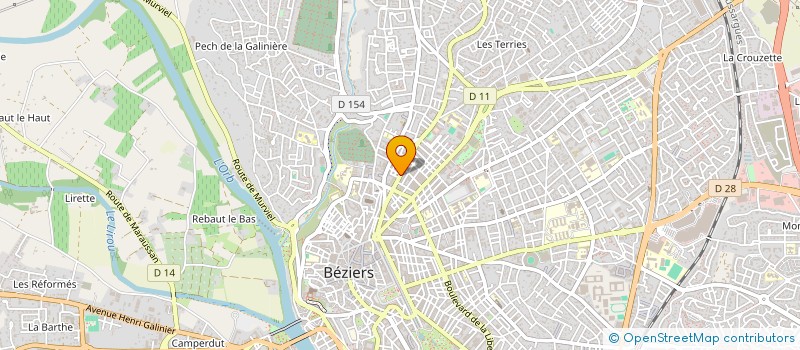 localisation de l'entreprise LITTORALE DES EAUX ET PISCINES à BEZIERS