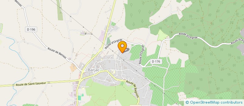 localisation de l'entreprise LITTOTEX  BARJAC