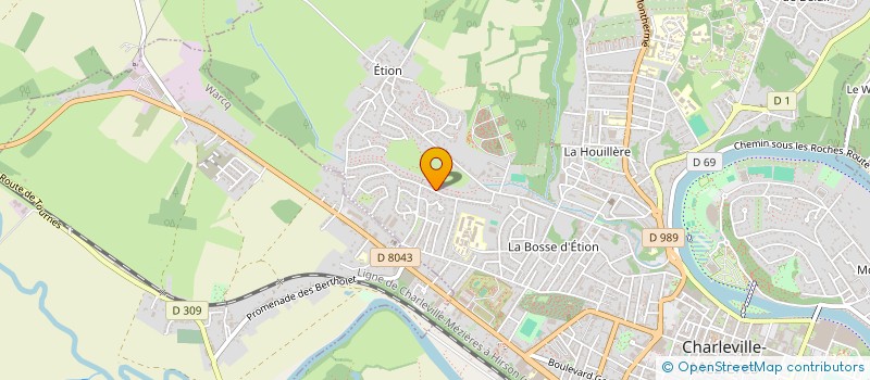 localisation de l'entreprise LITUMA à CHARLEVILLE-MEZIERES
