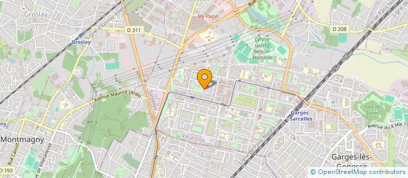 localisation de l'entreprise LITZA  SARCELLES