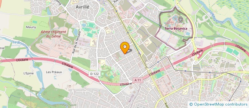 localisation de l'entreprise LIU à AVRILLE