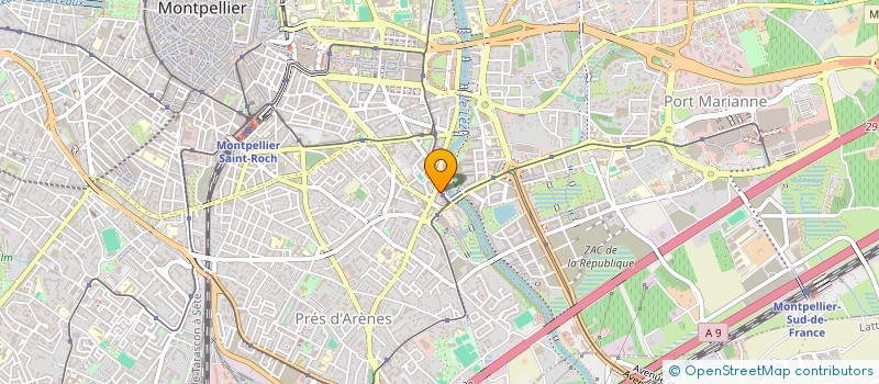 localisation de l'entreprise LIU HE DAO KUNGFU MONTPELLIER à MONTPELLIER