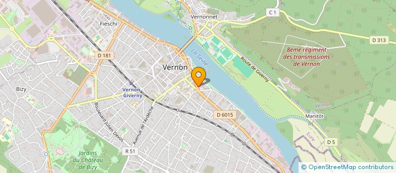 localisation de l'entreprise LIV à VERNON