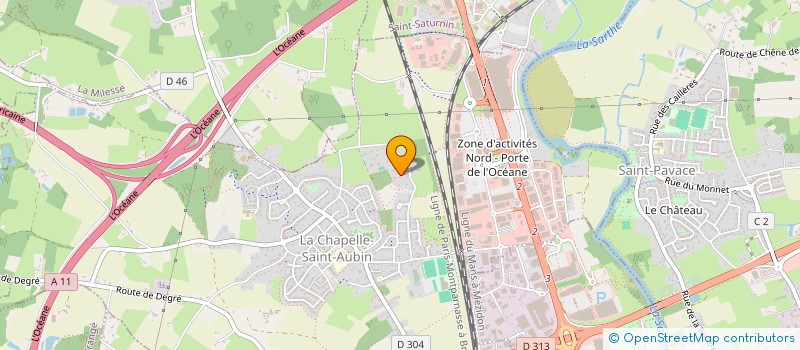 localisation de l'entreprise LIV  LA CHAPELLE-SAINT-AUBIN