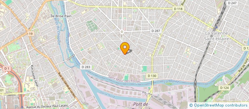 localisation de l'entreprise LIV AZUR à SAINT-MAUR-DES-FOSSES