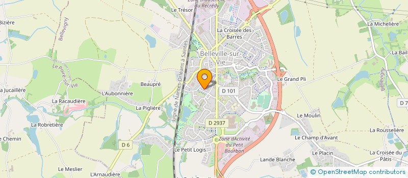 localisation de l'entreprise LIV'COLIS à DOMPIERRE-SUR-YON