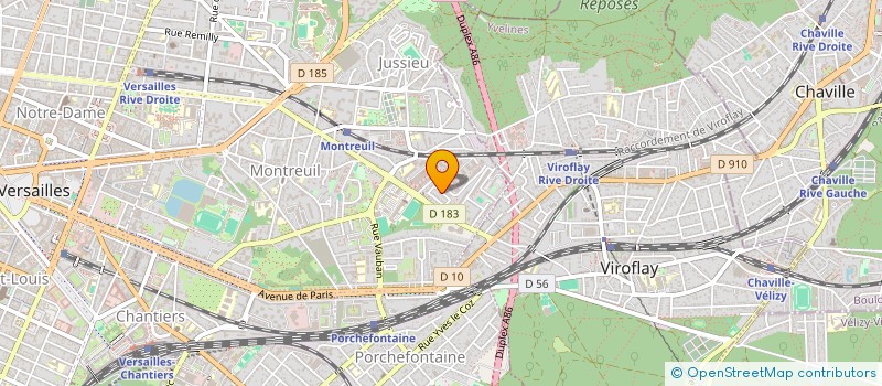 localisation de l'entreprise LIV CONSULTING à VERSAILLES