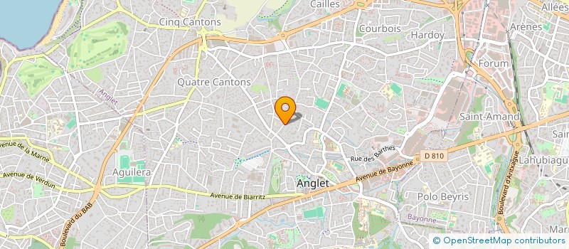 localisation de l'entreprise LIV IMMOBILIER  ANGLET