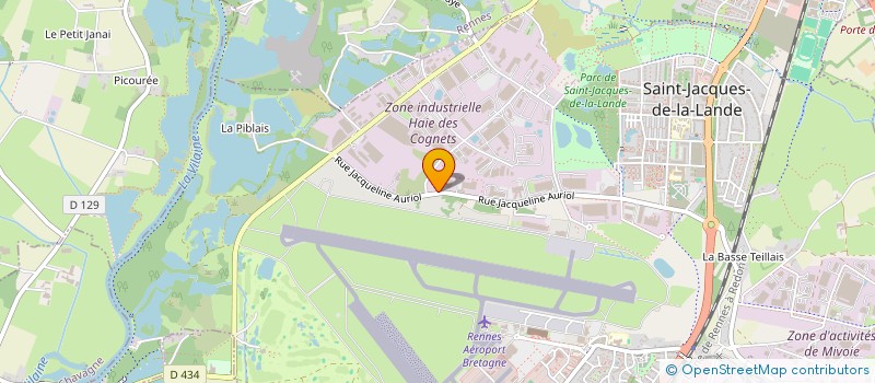 localisation de l'entreprise LIV INTERIEUR  SAINT-JACQUES-DE-LA-LANDE