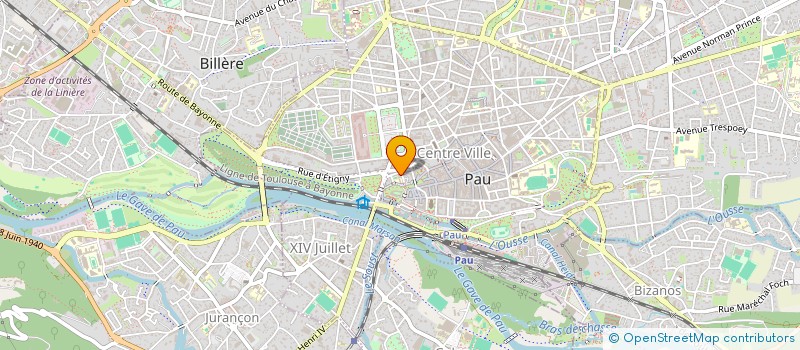 localisation de l'entreprise LIV'INTERIM à PAU