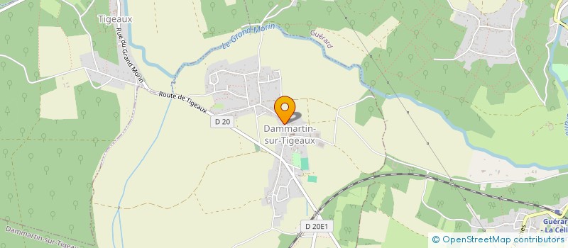 localisation de l'entreprise LIV'MOTO  DAMMARTIN-SUR-TIGEAUX