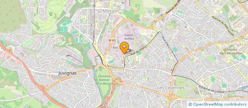 localisation de l'entreprise LIV'VET à MONTPELLIER