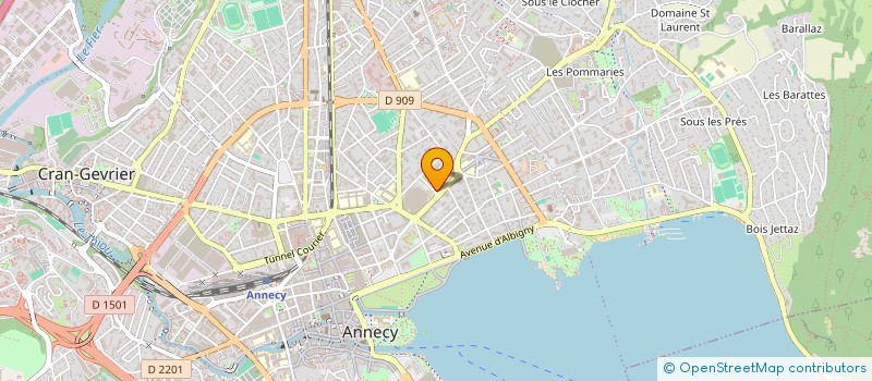 localisation de l'entreprise LIV1850 à ANNECY