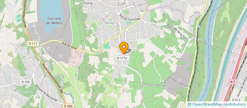 localisation de l'entreprise LIVA  MILLERY