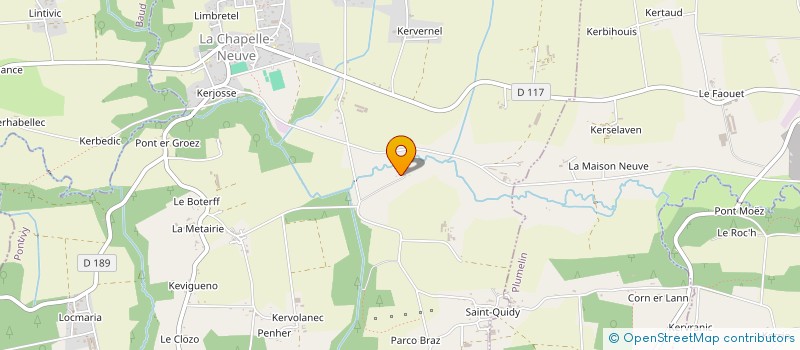 localisation de l'entreprise LIVA  LA CHAPELLE-NEUVE