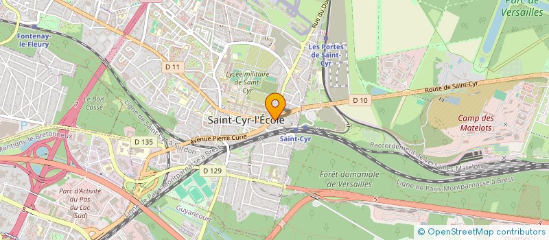 localisation de l'entreprise LIVA BAT à SAINT-CYR-L'ECOLE