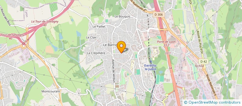 localisation de l'entreprise LIVA CONSEIL  DARDILLY