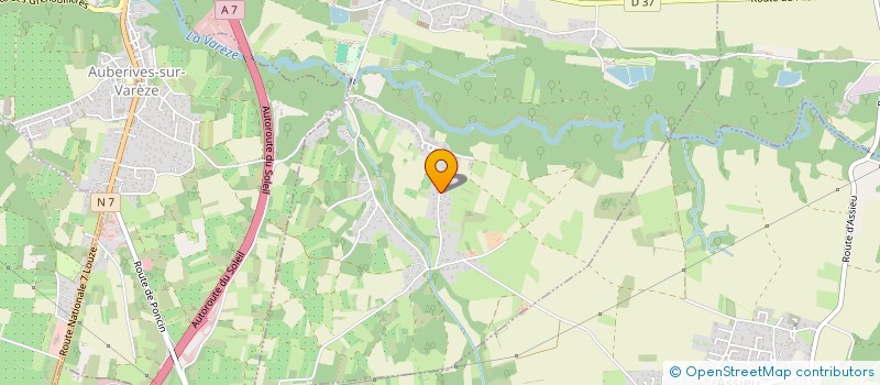 localisation de l'entreprise LIVA SAS  CHEYSSIEU