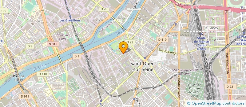 localisation de l'entreprise LIVADI à SAINT-OUEN-SUR-SEINE