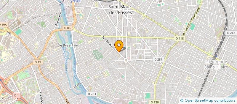 localisation de l'entreprise LIVALB à SAINT-MAUR-DES-FOSSES